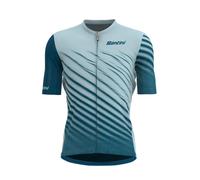 Maglia Santini Astro manica corta blu turchese - M