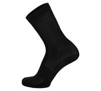 Calze Santini Puro nero perlaceo - M-L