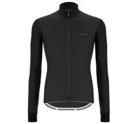 SANTINI Colore Puro Langarmtrikot, für Herren, Größe M, Radtrikot, nero