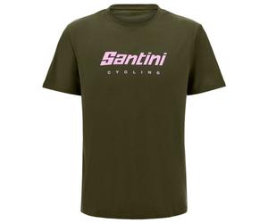 Santini - Coloured Branded T-Shirt - T-shirt S olivia