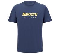 Santini - Coloured Branded T-Shirt - T-shirt XL blu