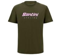 Santini Short Sleeve T-shirt Verde 2XL