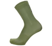 Santini - Cycling High Socks Q-Skin Puro - Calze da ciclismo EU 40-43 - M/L olivia