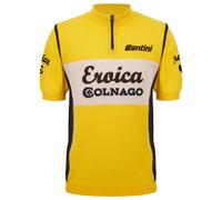 Maglia Santini x Eroica Colnago Wool manica corta gialla - M