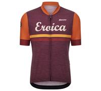 Santini - Eroica Iris - Maglietta da ciclismo M rosso