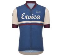 Santini - Eroica Iris - Maglietta da ciclismo S blu