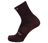 Calze Santini Eroica Quiete - Bordeaux 44-47 / Rosso