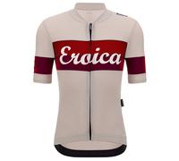 Santini - Eroica Quiete Jersey - Maglietta da ciclismo 3XL cappuccino