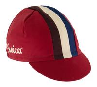 Santini - Eroica Timo Cycling Cap - Cappello da ciclismo One Size rosso
