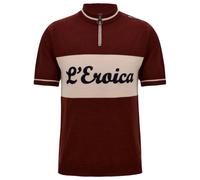 Santini - Eroica Vino Wool Jersey - Maglietta da ciclismo 3XL rosso
