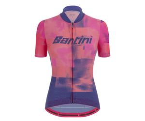 SANTINI Forza Indoor Ws - maglia ciclismo - donna Violet/Pink/Orange S