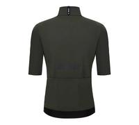 SANTINI Multi - maglia ciclismo - uomo 3XL Dark Green man Polartec Powershield Pro,Made In Italy