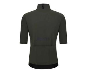 Santini Giacca A Maniche Corte Rain Military Green