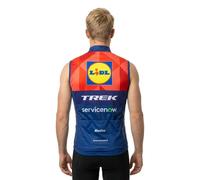 Gilet a vento Lidl-Trek 2026 Fan Line blu - Taglio Slim - M