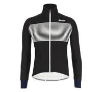 Santini Giubbino Invernale Ciclismo Colore (S, NERO)