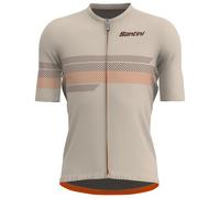Maglia Santini Idea manica corta beige arancione - M