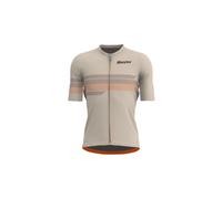 Maglia Santini Idea manica corta beige arancione - L