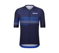 Santini - Idea Jersey - Maglietta da ciclismo S blu