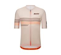 Maglia Santini Idea manica corta beige arancione - M