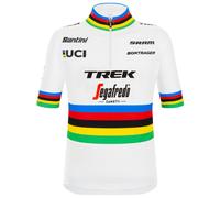 Santini - Kid's UCI Official World Champion Master Jersey - Maglietta da ciclismo 9-10 Years bianco