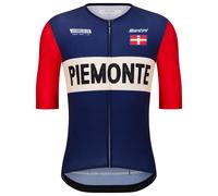 Santini - La Vuelta Grand Salida Piemonte Jersey - Maglietta da ciclismo L blu
