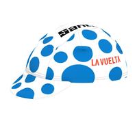 Santini - La Vuelta Polka Dot Jersey Cycling Cap - Cappello da ciclismo One Size blu/bianco