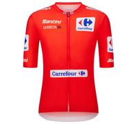 Santini La Vuelta Leader Short Sleeve Jersey Arancione M Uomo