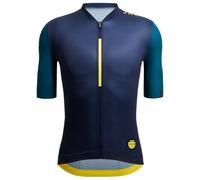 Maglia Santini Le Maillot Jaune Allez manica corta blu marino verde - Sleek fit - M