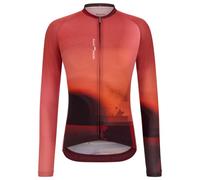 Santini - Luce Long Sleeve Jersey - Maglietta da ciclismo XXL rosso