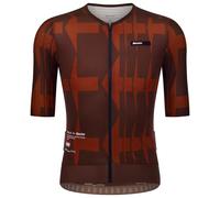Santini - Mads Pedersen Momentum Series S/S Jersey - Maglietta da ciclismo M marrone/rosso