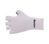 Santini madss guanti corti unisex bianco