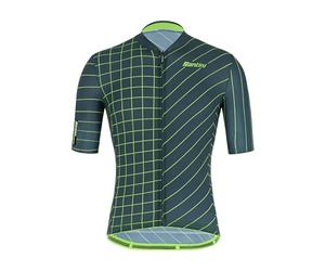 Santini Magli Ciclismo Uomo Sl inamo (XL, Verde Militare)