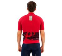 Maglia Santini x Eroica a manica corta rosso granata - S