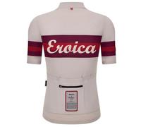 Santini Eroica Timo Short Sleeve Jersey Beige M Uomo Cappuccino