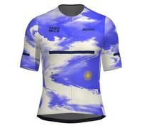Santini Paris-nice 2025 Short Sleeve Jersey Viola S Uomo