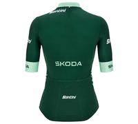 Maglia verde Tour de France Femmes avec Zwift 2025 - Leader Classifica Punti Fan Line manica corta donna - Taglio Classic - M