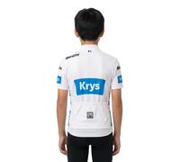 Santini Maglia A Maniche Corte Tour De France Official Best Young Rider White