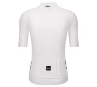 Santini Mondo UCI World Champion Maglia Maniche Corte Uomo, Bianco