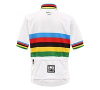 Santini Maglia A Maniche Corte Uci World Champion White
