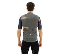 Maglia Santini Watt manica corta marrone scuro blu - Taglio Slim - L