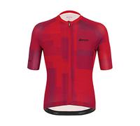 Santini Maglia Estiva Ciclismo Karma Kinetic (M, Rosso)