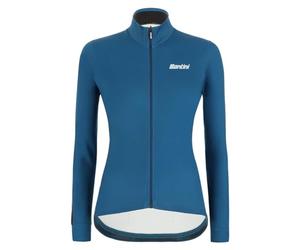 Santini Maglia Invernale Ciclismo Donna Colore (XL, Petrolio)