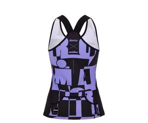 Santini Maglia Senza Maniche Enigma X Ironman Black / Purple