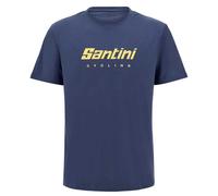 Santini - Coloured Branded T-Shirt - T-shirt XL blu