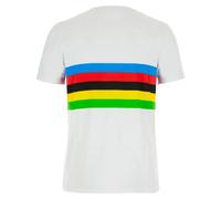 Santini T-shirt UCI Rainbow 2025 manica corta ufficiale multicolor 9 anni bambino/bambina