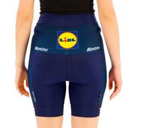 Pantaloncini Lidl-Trek 2025 blu donna - L