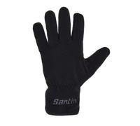 Guanti lunghi unisex santini pile black