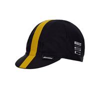 Santini Pirelli Cappellino in Cotone, Nero (Taglia Unica)