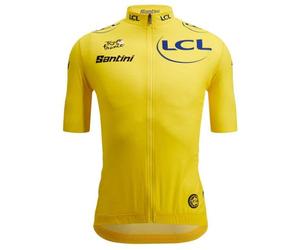 Santini Replica Tour De France Overall Leader 2022 Short Sleeve Jersey 3XL