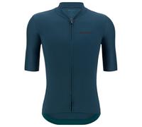 Maglia Santini Sensation manica corta blu verdastro - M